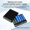 6×18650 UPS Battery Box Uninterruptible Power Supply Box for Optical Modems and Routers 60W 5V/9V/12V Output