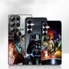 Cover per Samsung Galaxy S25 S23 S22 S24 FE Ultra Plus A56 A05 A06 A15 A16 A57 S7 Edge Custodia Sfondo Stelle Darths Wars Vaders