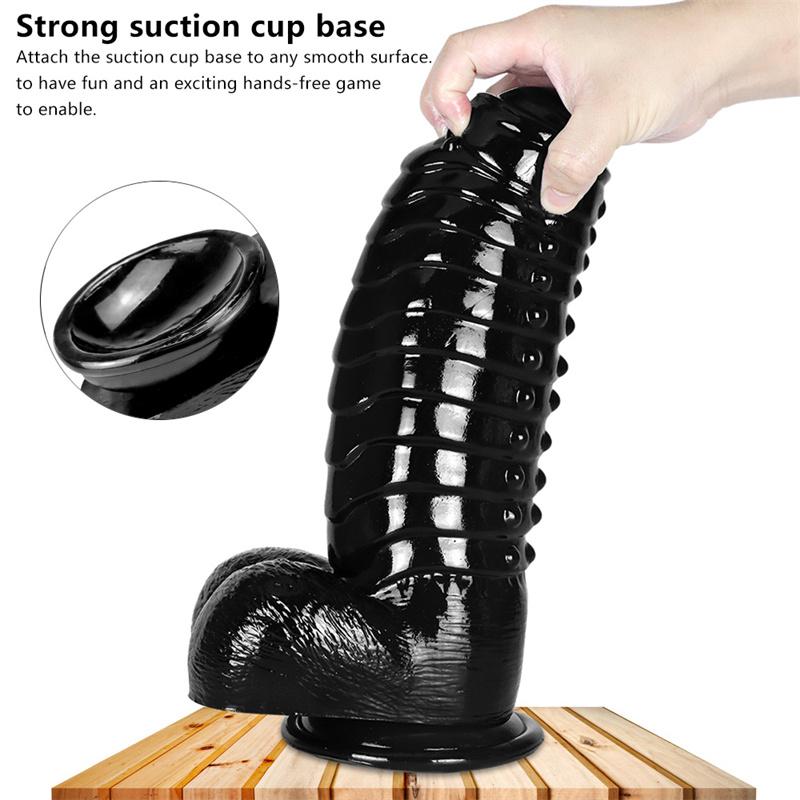9,8 cm Giant Anal Expansion Expansion Heteroseksuell Giant Anal Plug Simulering Penis Penis Ekstra stor diameter Voksenprodukter