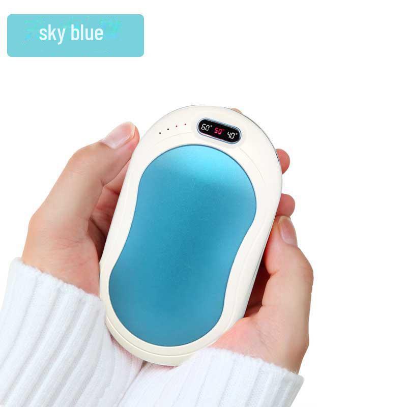 Dual-Function Hand Warmer & USB Power Bank with Heating & Vibration Massage