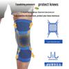 Unisex Knitted Fitness Jump Rope Protective Outdoor Leg Warmers, Non-slip Cycling and Running Breathable Sports Knee Pads.