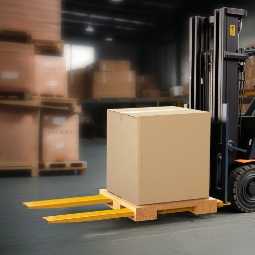 VEVOR Pallet Fork Extensions, 84" Length 5.5" Width, Heavy Duty Carbon Steel Fork Extensions for Forklifts, 1 Pair Forklift Extensions