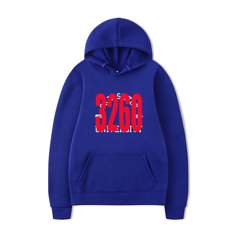 Autumn And Winter Men'S Hooded Sweater Fleece Casual Creativity 3260