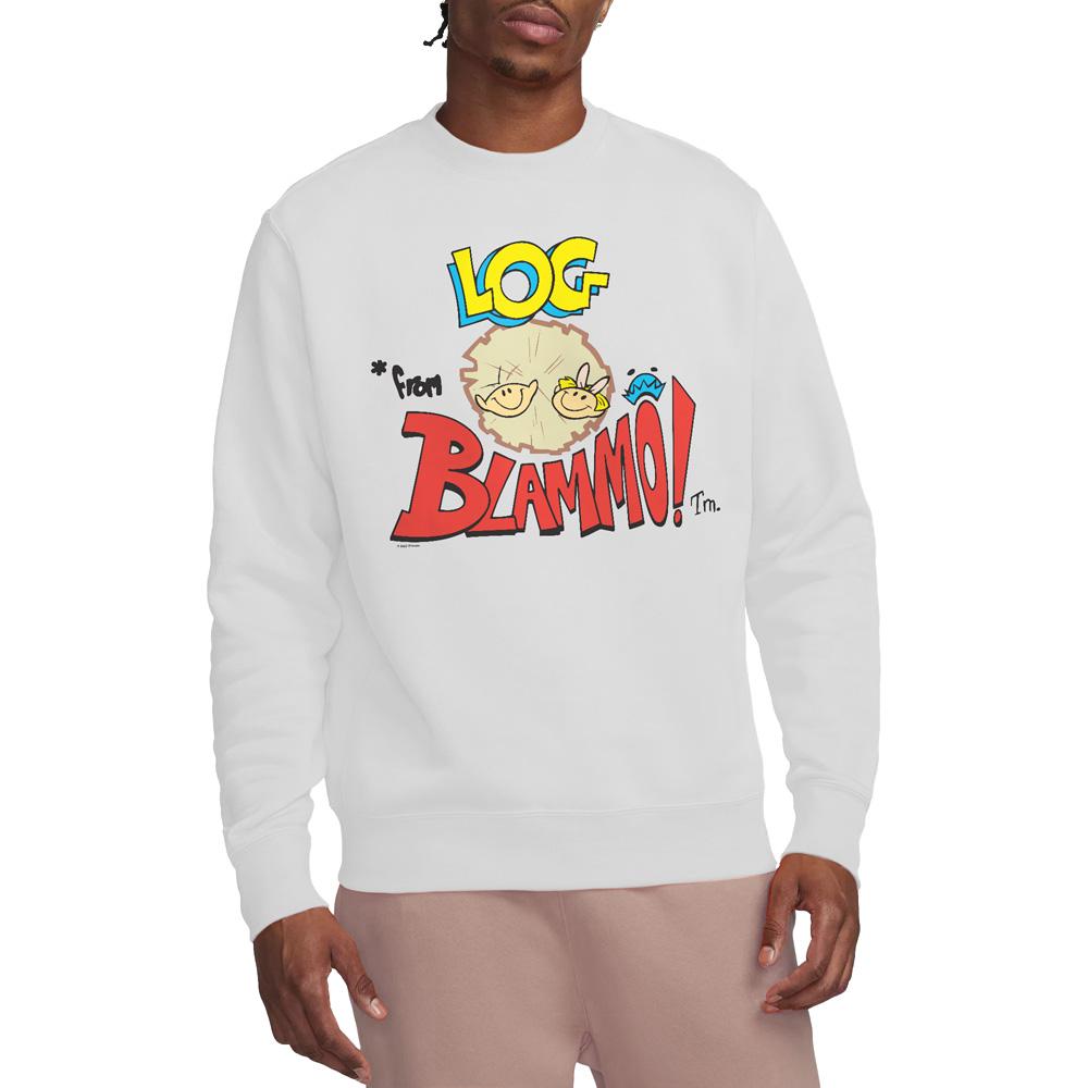 Ren & Stimpy Unisex Erwachsenen Holzscheit von Blamo Sweatshirt