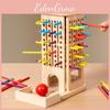 Stack Wooden Nonelectric Roll Game Toy For Kids Learning And Play Interactive
