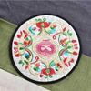 4 Pcs/Set Embroidery Cloth Table Decoration Chinese Style Protective Mat Kitchen Coaster Coffee Cup Pads Placemat Color Random