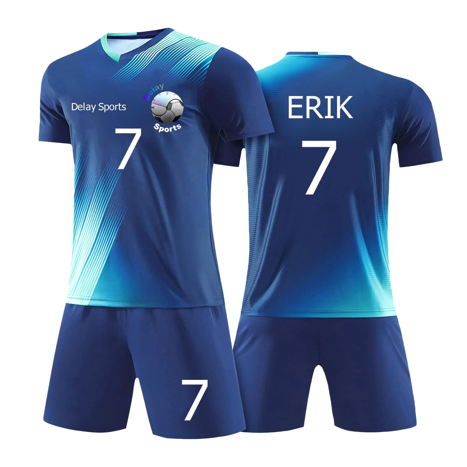 

Personalised Shirts Kit Mens Girls With Name Number Custom Football Jerseys For Boys Training Suit