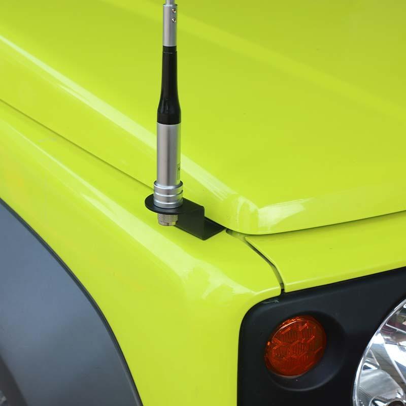 Metal Car Engine Hood Antenna Bracket Mount Stand For Suzuki Jimny 2019 Up Exterior Accessories