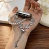 Diamond & Pearl Chain Watch Strap for Apple Watch Series 2-10