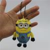1piece Despicable Me Kevin Bob Minions Doll Keychain Cute Minion Plush Pendant Car Keychain Children's Toy Party Gift