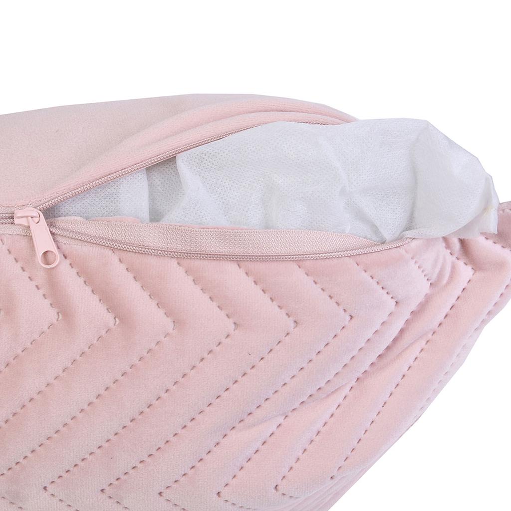 Les Trésors De Lily [R1077] - Coussin créateur 'Scarlett' rose - 40 cm