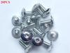 10-20pcs Big Flat Round Head Inner Hexagon Screw Bolt M6 6mm M6X16 Dark Silver for Motorcycle Scooter ATV Moped Plastic Cover