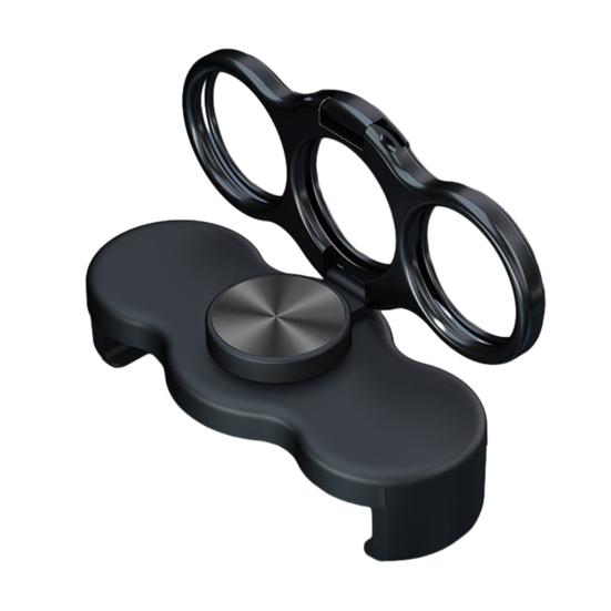 Yousheng 1/2Pcs Dual-Ring Three-Finger Back Clip Holder Multipurpose Foldable Phone Grip Holder 360 Degrees Rotation Cell Phone Ring Holders Stand