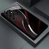 Creative line texture glass phone case suitable for Samsung Galaxy S26 S25 S24 S23 S22 S20 FE Ultra Plus anti drop back cover