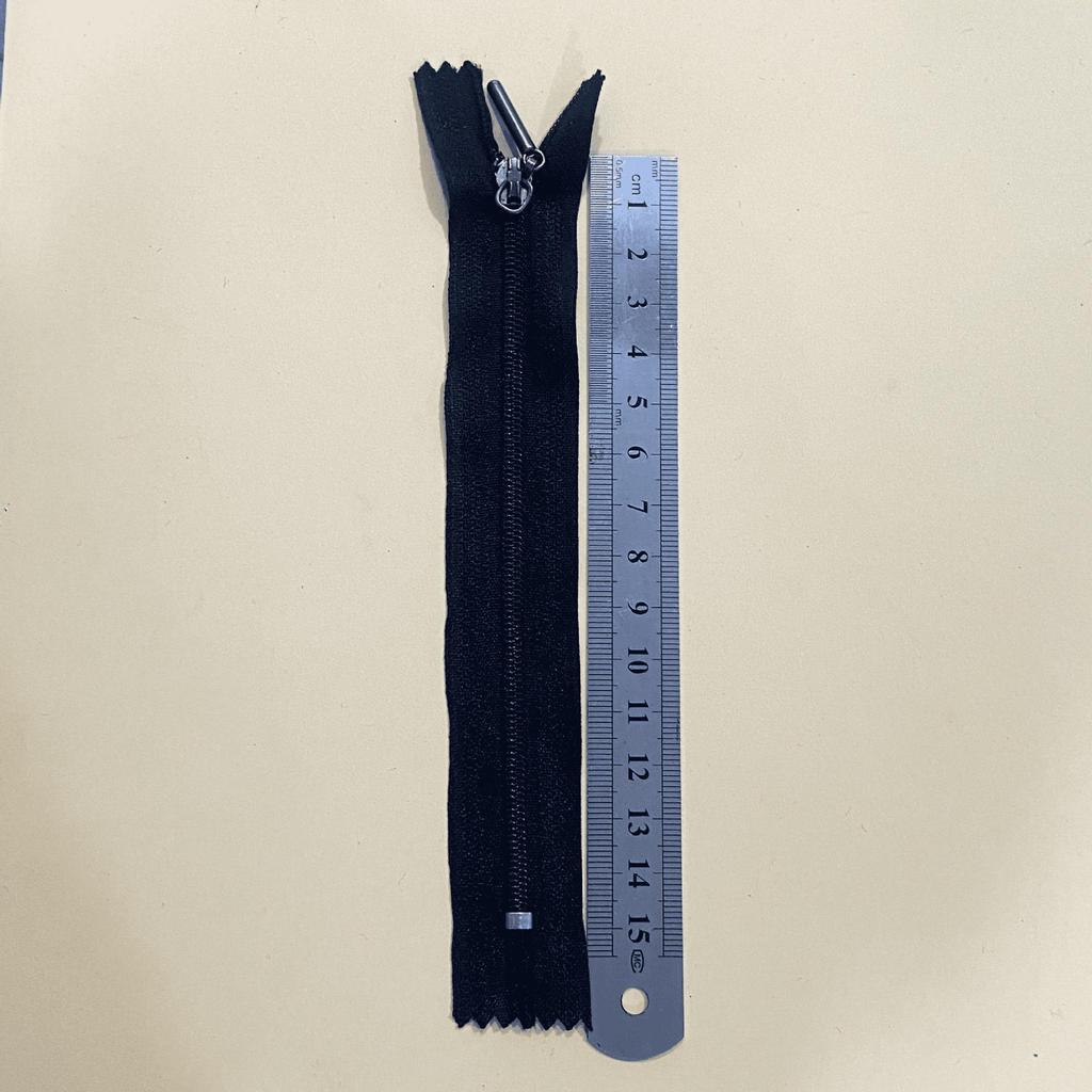 15cm Nylon Round Head Zipper for Clothing, Pockets, Luggage, Decorative Accessory