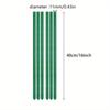 8Pcs Garden Stakes Coated Steel Plant Pole For Fixing Trees And Plants, Tomato Sticks Supports For Potted, Yard Plant Support