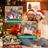 Advent Calendar  Christmas Jigsaw Game - Santa Claus, 24 Parts 1000 Piece Advent Calendar Puzzle, Great Christmas Countdow