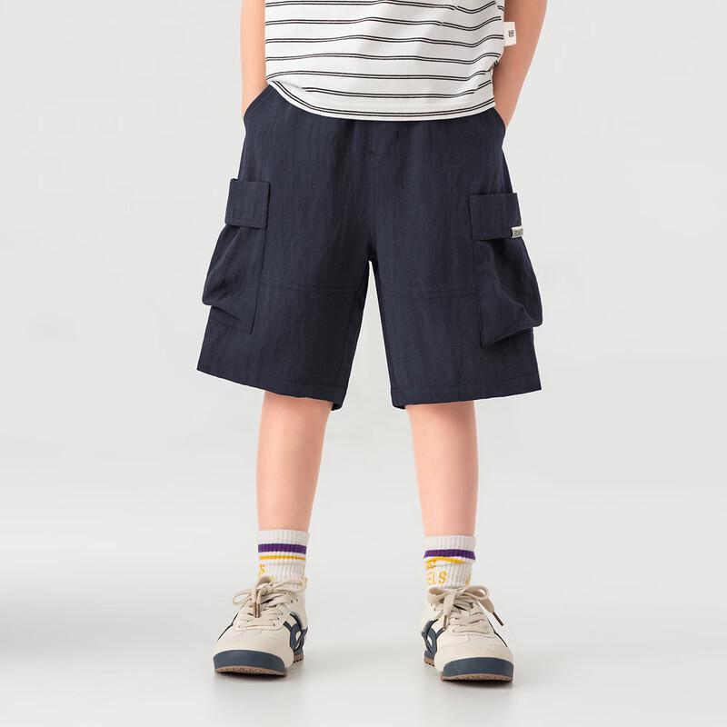 Boys' Tencel Linen Cargo Shorts