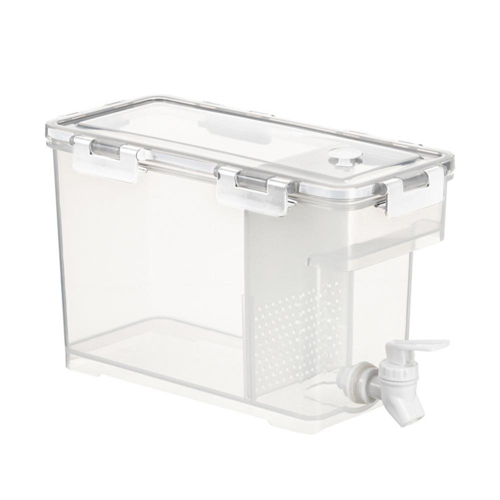 3.5/6L Konvice na studenou vodu s kohoutkem Průhledná džusová nádoba Nová lednicová konvice na studenou vodu Léto