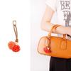 Zhang Yuanying Bayberry Ball Charm - Handmade Woven Bag and Shoe Ornament Keychain