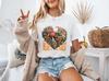 Cottagecore Mushroom Heart T-Shirt, Nature Lover Gift