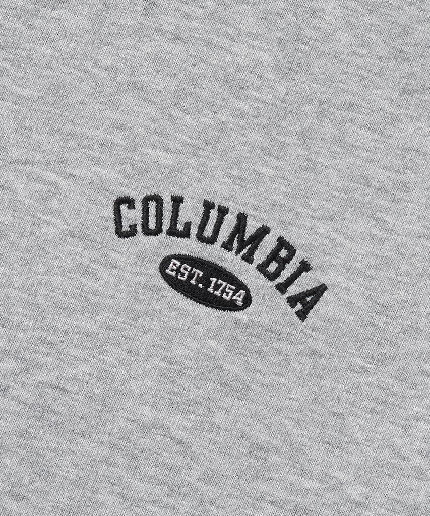 COLUMBIA UNIVERSITY Cu Arch Terry Crew Neck_Melange Gray