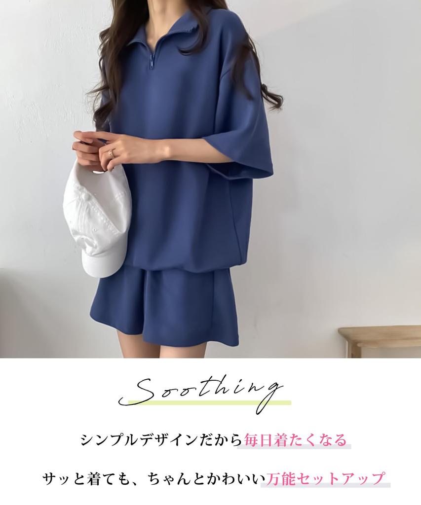 J.STORE Women's Short Sleeve Tracksuit Set (Gray, 5A-J01-GYM) - Zippered, Loungewear, and Pants. A cute, Korean-inspired slimming outfit.