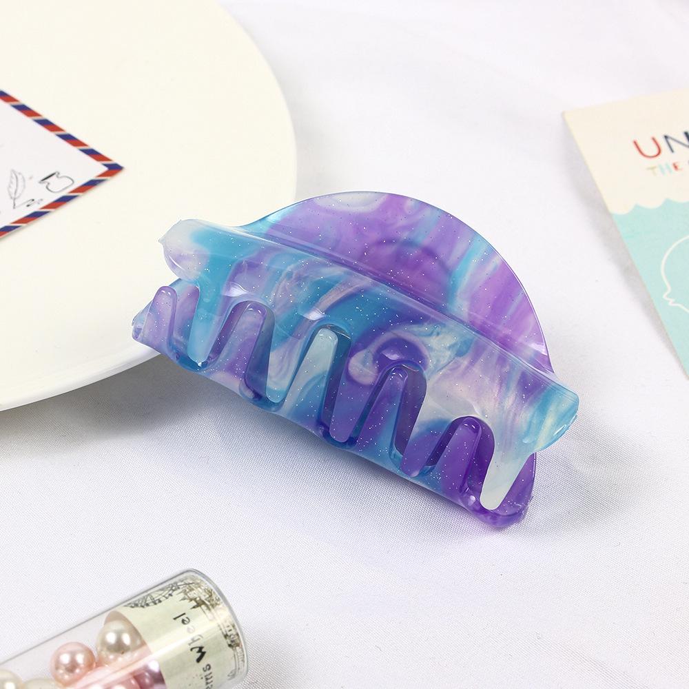 Nowy Akrylowy Klips do Włosów Klips Szczękowy Eleganckie Kolorowe Klipsy do Włosów dla Kobiet Szczęka do Włosów Wsuwka Dziewczęcy Klips Szczękowy Klips do Włosów Akcesoria do Włosów