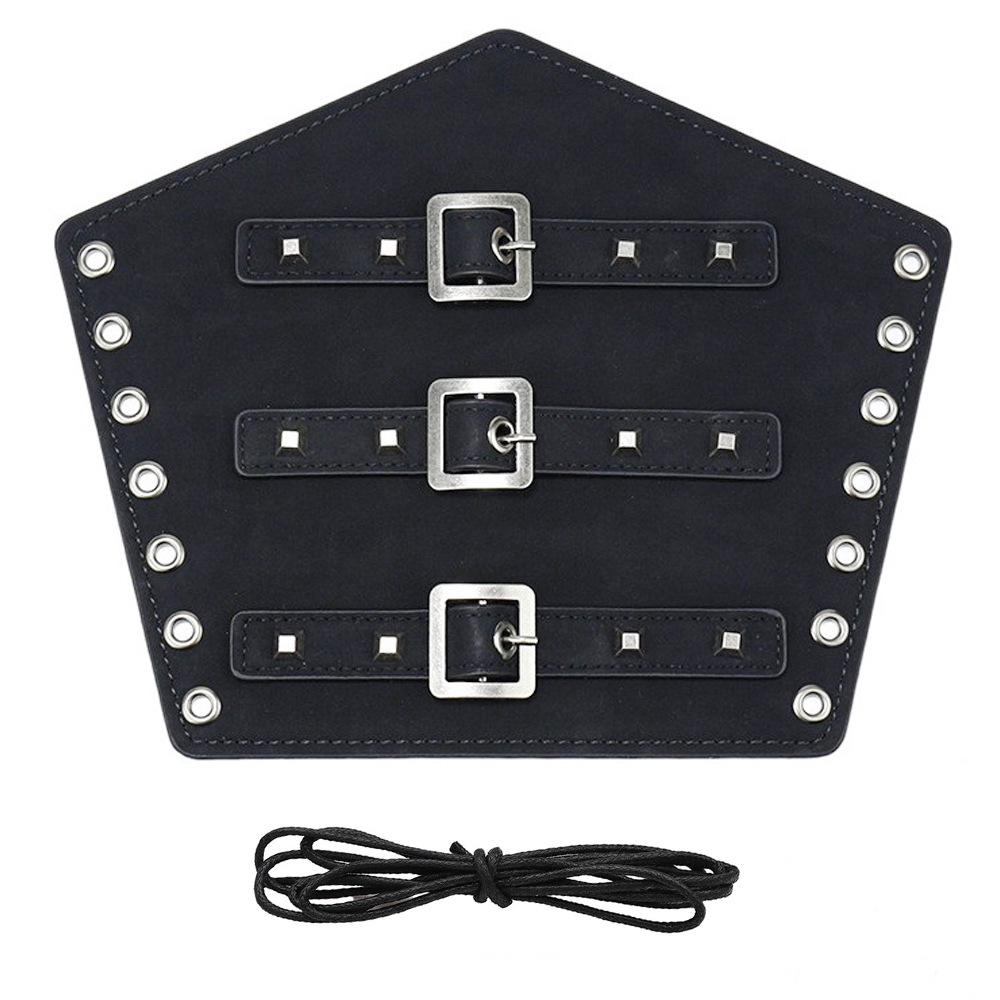 

Мужской кожаный панк широкий браслет на запястье наруч европейский и американский стиль