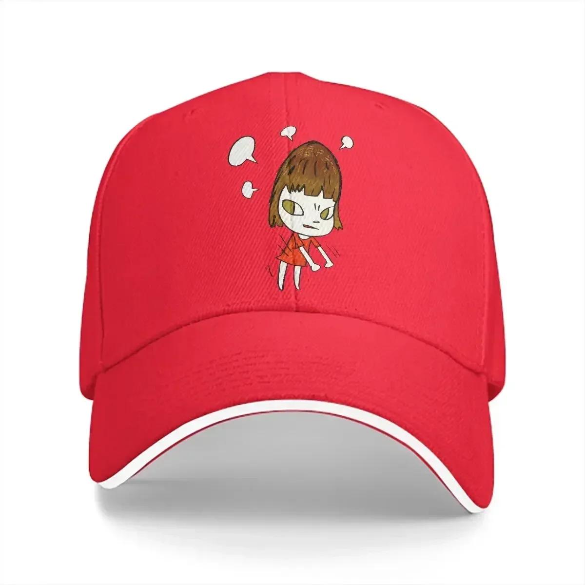

Summer Cap Sun Visor Little Girl Dancing Hip Hop Caps Yoshitomo Nara Japanese Artist Peaked Hats 56-58cm