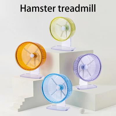 Hamster Laufrad Doppellager Rotation Breite Lauffläche Transparent Leise Sporttraining