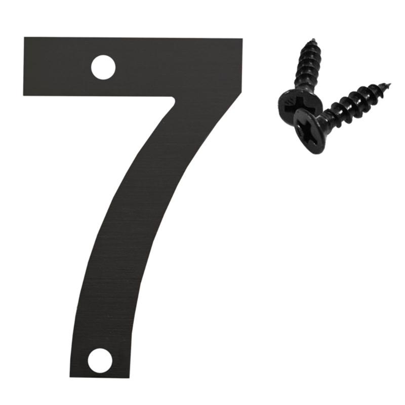 Modern Stainless Steel Address Numbers Weatherproof & Easy To Read Address Numbers Plate for Residential Identification