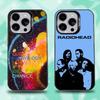 Radiohead Rock Band Phone Case For iPhone 16,15,14,13,12,11,Pro,Max,Plus,Mini,XS,SE Anti Fall Black Matte Hard Bumper