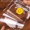 60/20 Pcs DIY Handmade Creative Bookmarks Glassware Stickers Plant Specimen Collection Cards Transparent Dried Flower Bookmarks