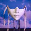 Halloween Costume Mask Phantom Mask White Half Face Mask For Women Men Cosplay Enthusiasts Masquerade Decoration Mask