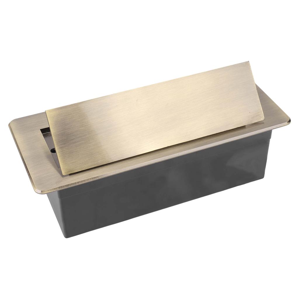 Prelungitor Bronz Ascuns Etanșare Bună Priză Cutie de Conectare Masă pentru Sală de Ședințe