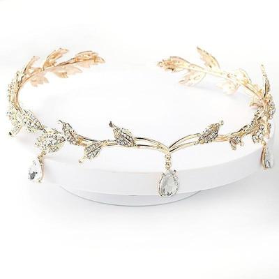 Wedding Hair Tiara Crystal Bridal Tiara Crown Silver Color Diadem Veil Tiaras Wedding Hair Accessories Headpieces Head Jewelry