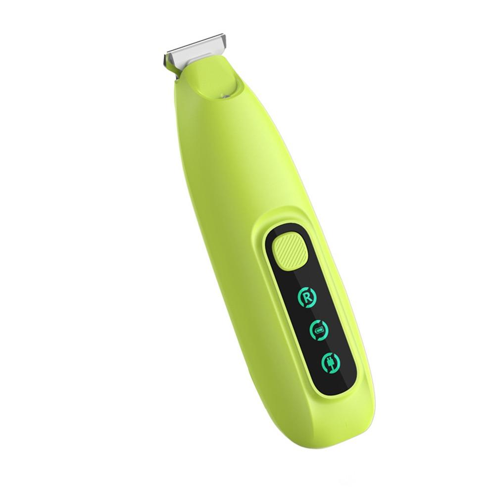Safe Pet Paw Trimmer LED Light Electric Dog Hair Remover Cats Foot Shaver Eye Grooming