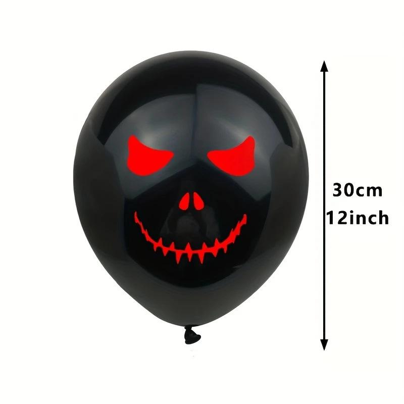 10pcs Halloween Party Balloon Pumpkin, Spider, and Skull Design, Perfect for Horror Decoration Halloween Decoration