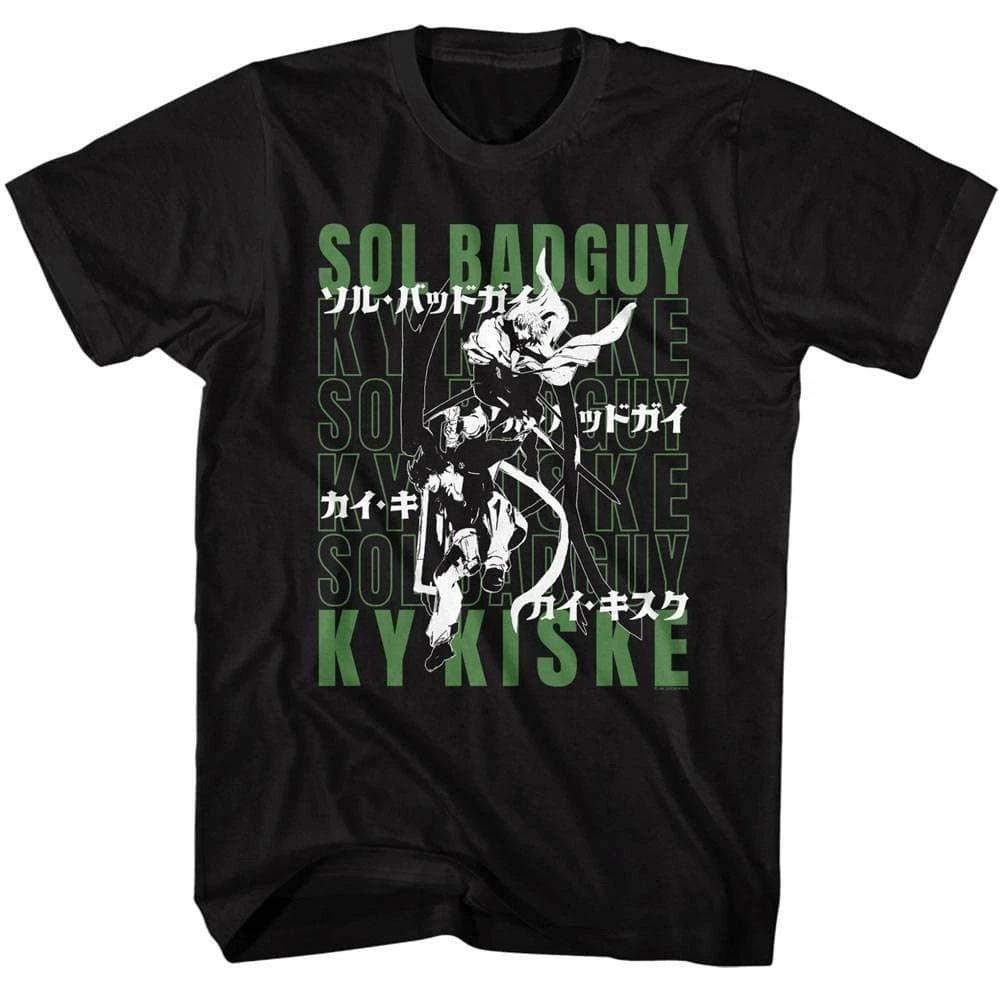 Guilty Gear Sol Badguy v Ky Kiske Men s T Shirt L