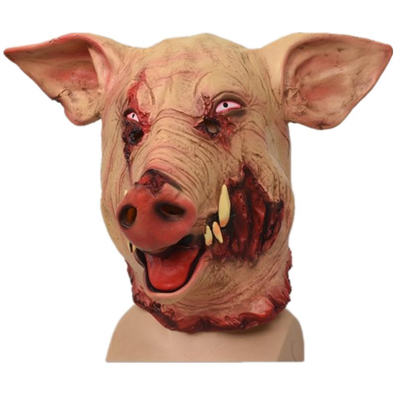 

Boar Wild Humorous Head Mask Made Of Durable Latex Perfect For Halloween Celebrations