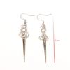 Punk Style Spike Earrings For Women Gothic Cone Pendant Grunge Piercing Dangle Jewelry Gift