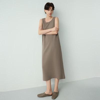 Minimalist Acetate Vest Dress