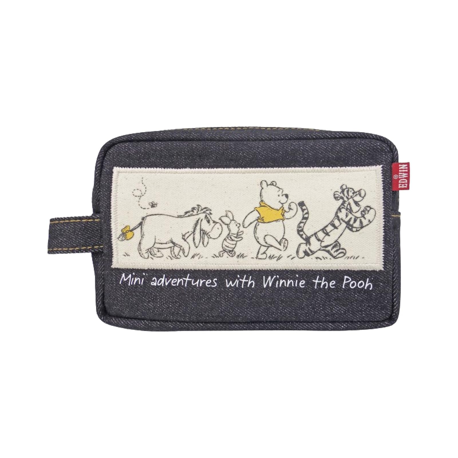

Nakajima Corporation Winnie the PoohDenim Square Pouch Friends H12×W23×D5cm 199706-24