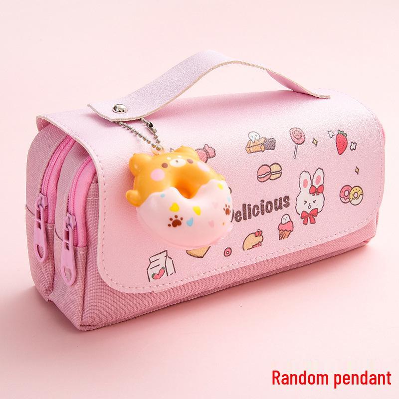 

Милый пенал большой вместимости для девочек - Простой, девчачий дизайн