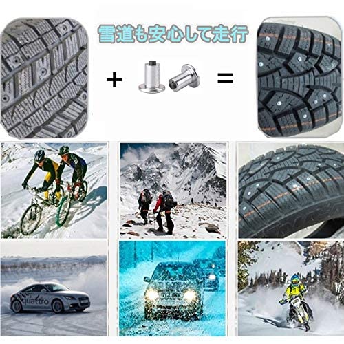 Tire Spikes 100 Pieces 9mm/0.35 Inch Car Snow Tire Studs