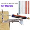 Guided Sharpening System, Professional Sharpening Tool with 120 320 600 800 1500 3000 Grit Whetstones for Kitchen and