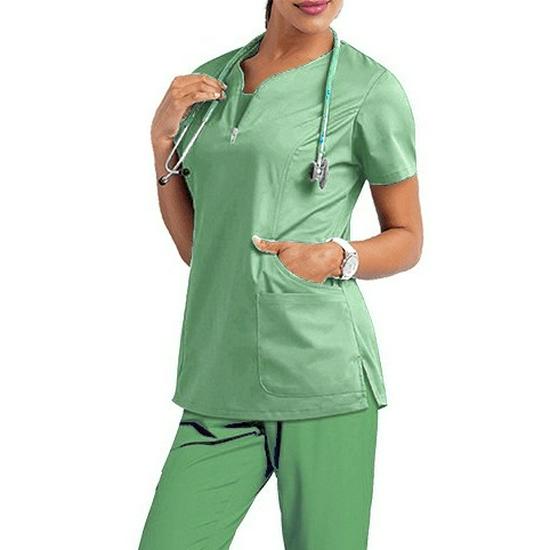 Women's Quick-Drying Dental Surgery Handwashing Gown & Nurse Uniform