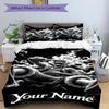 Epic Anime Hero Graphic Print Bedding Set Personalized Washable Custom 3Pcs Duvet Cover Pillowcases Soft Microfiber Home Bedroom Gift