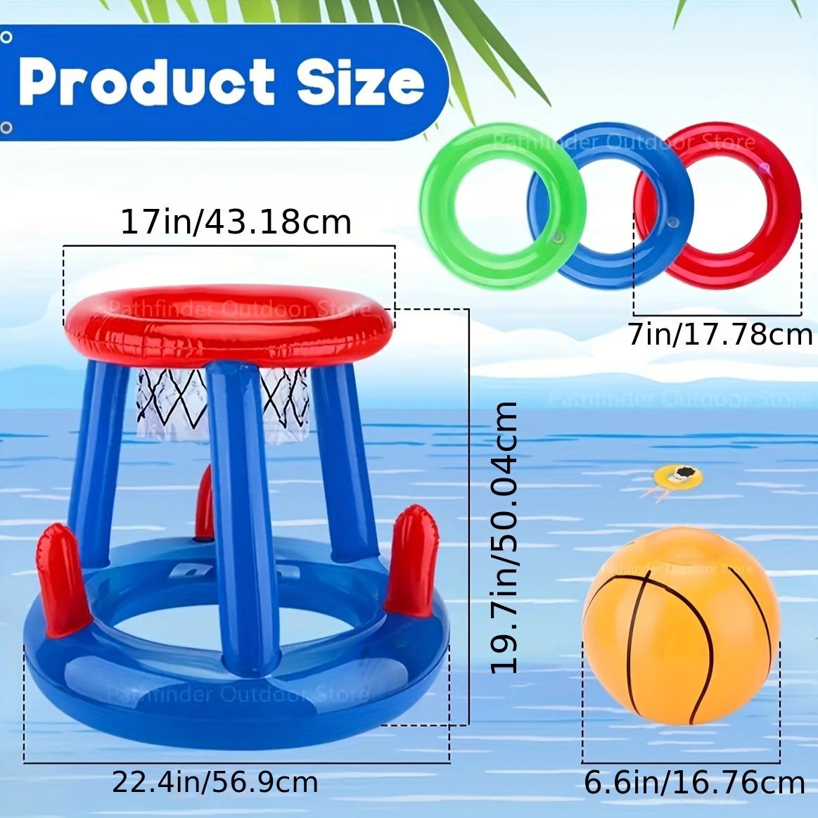 

Простой в использовании надувной баскетбольный комплект для вечеринок у бассейна - прочный ПВХ, синий, идеально подходит для семейного отдыха и отдыха на свежем воздухе 1 Set